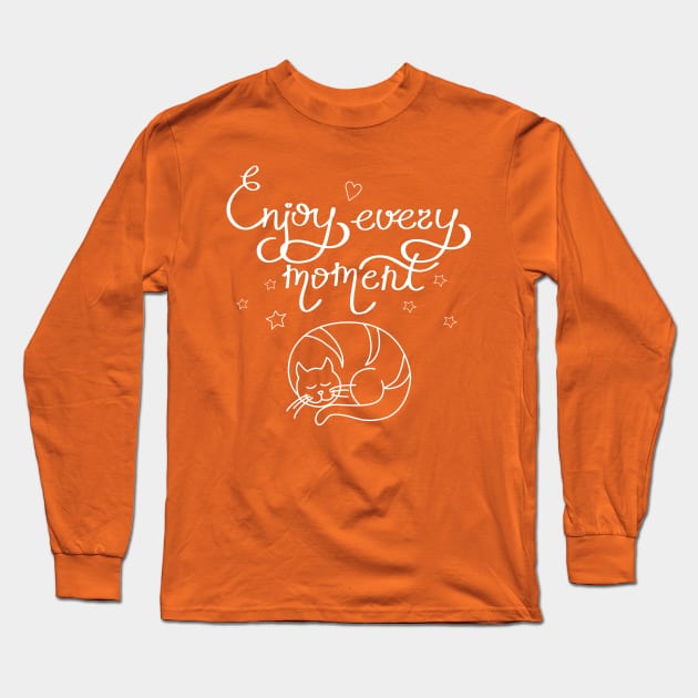 Cozy Hygge Long Sleeve T-Shirt by Happy Art Designs